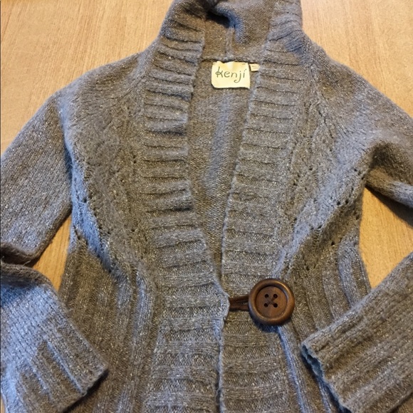 Anthropologie Sweaters - Anthropologie Kenji alpaca/wool blend cardigan euc